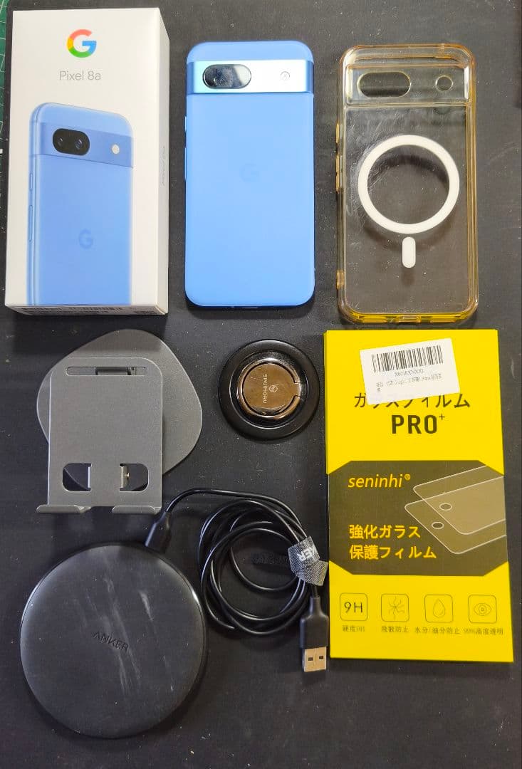 【美品】Google Pixel 8a 128GB Bay(青色) 本体+おまけ 【美品】Google Pixel 8a 128GB Bay(青色) 本体+おまけ