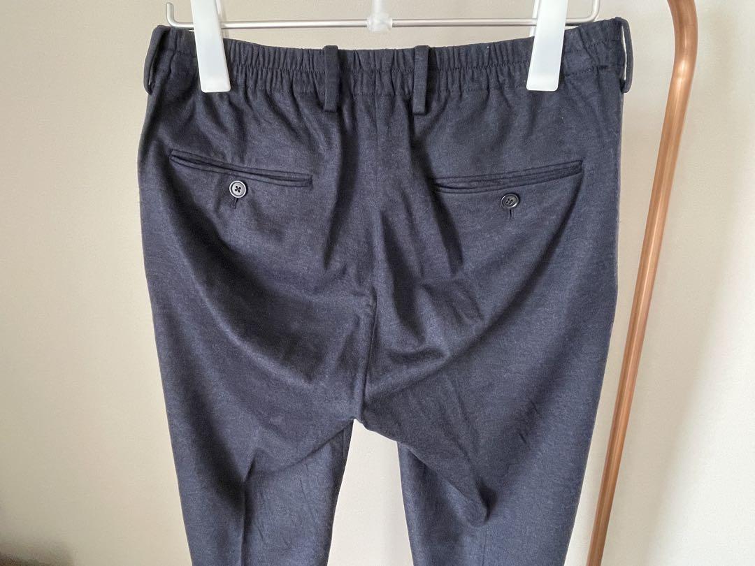 【LARDINI】easy wear セットアップスーツ ネイビー