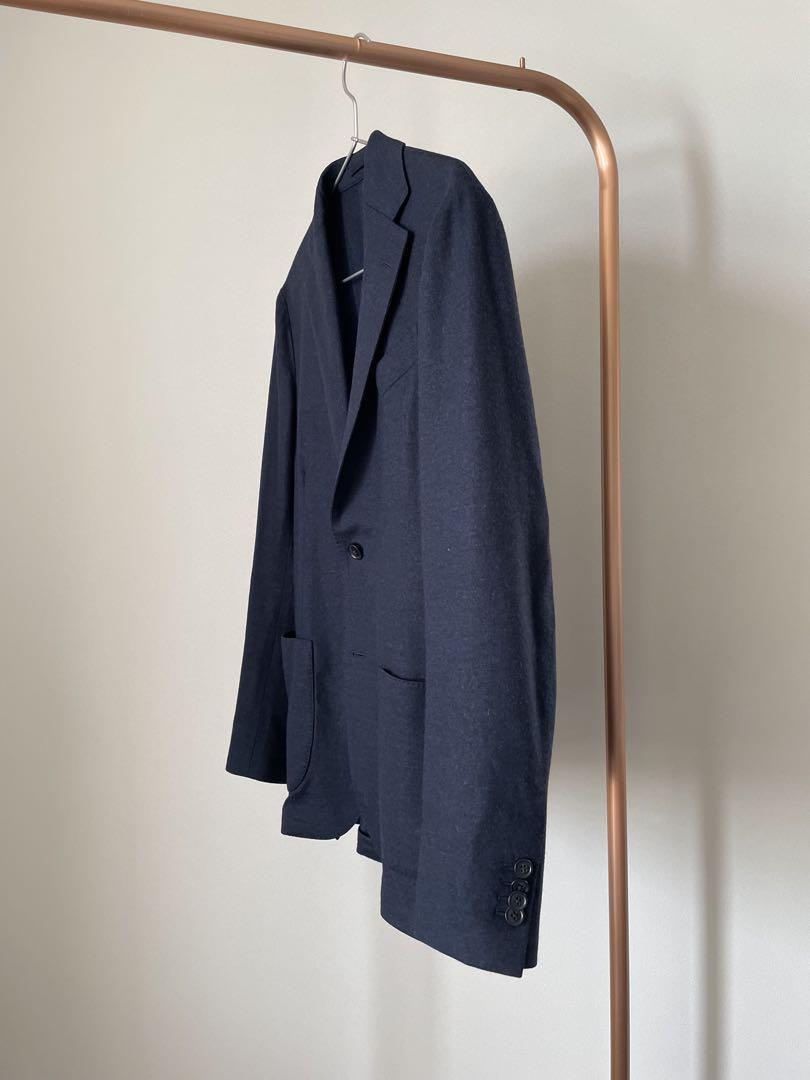 【LARDINI】easy wear セットアップスーツ ネイビー