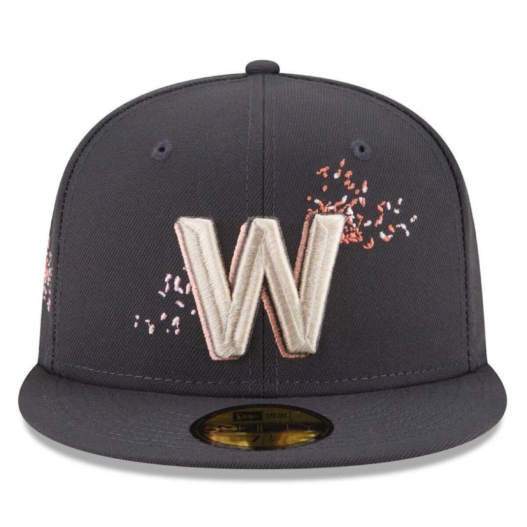 【100%正規品】新品7 1/2 59.6桜キャップMLB2024シティコネクト