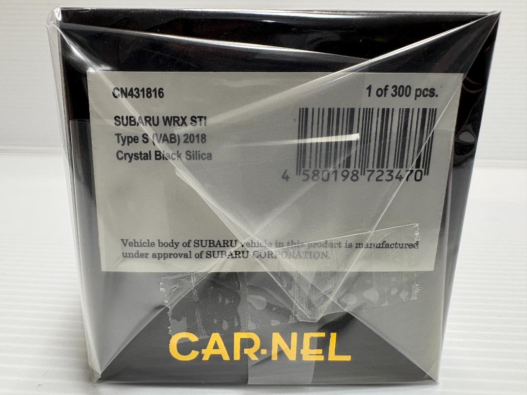 CARNEL 1/43 スバル WRX STI Type S Black