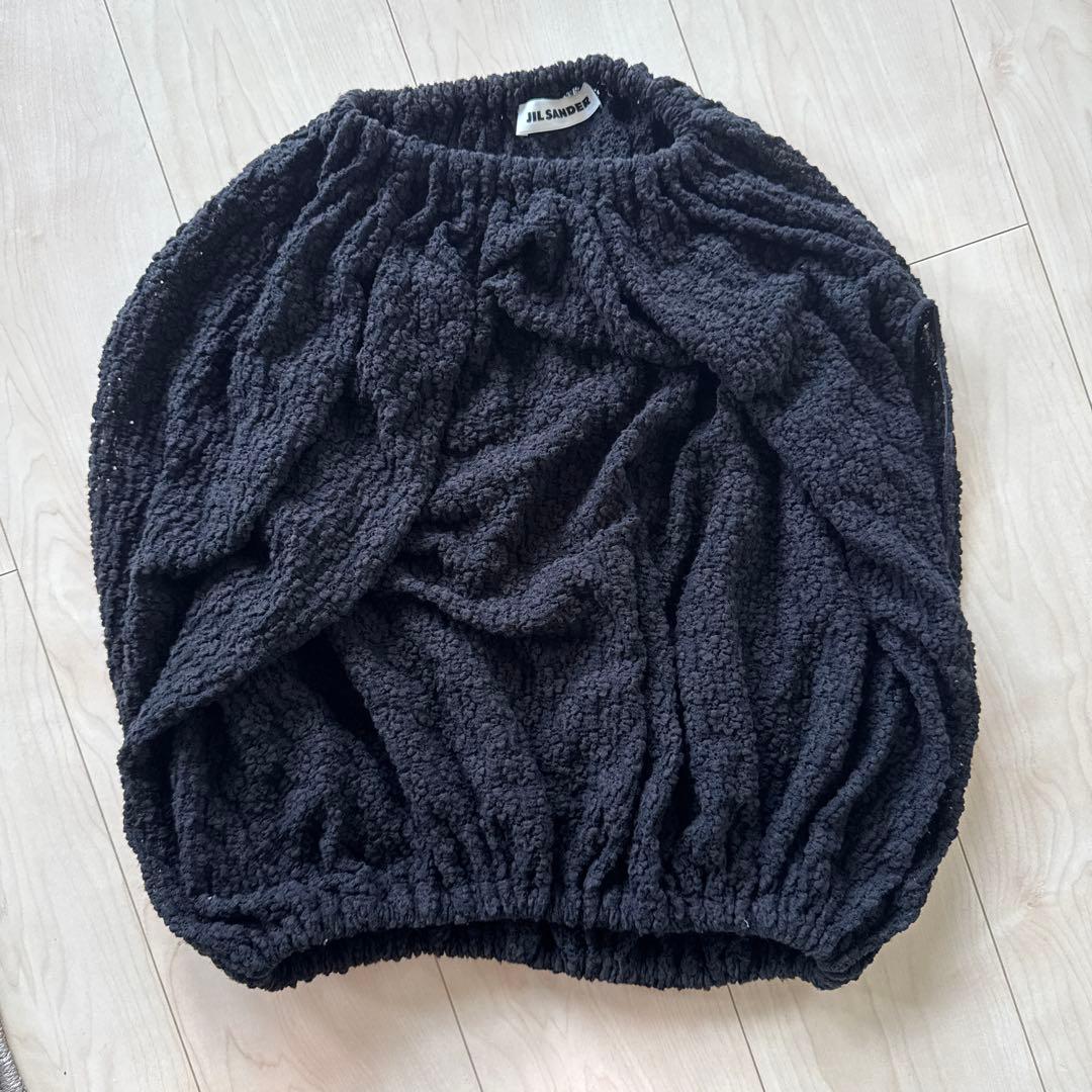 ジルサンダー　デイジーレースギャザートップス花柄