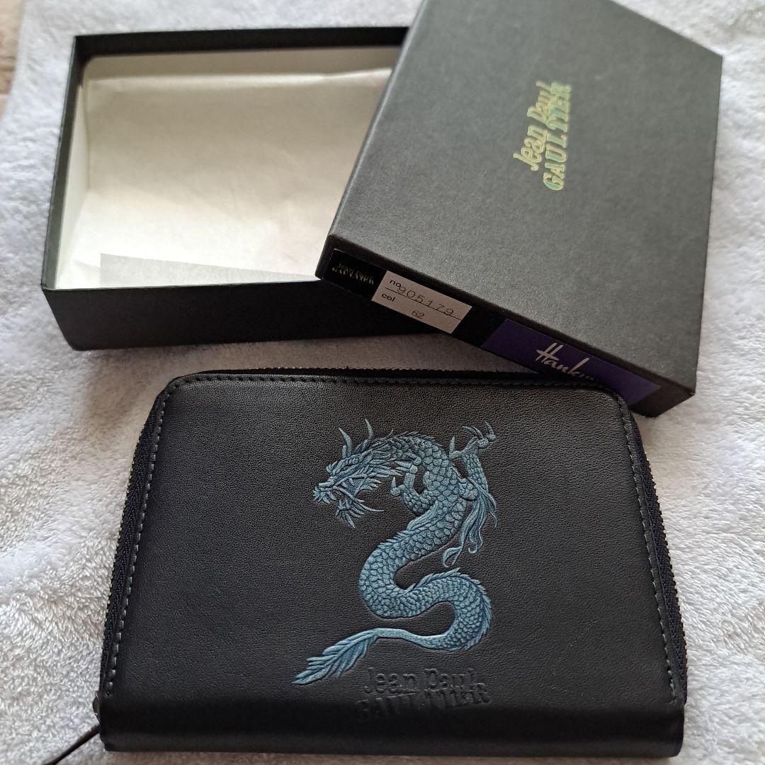 JEAN PAUL GAULTIER【財布】☆ドラゴン(青)