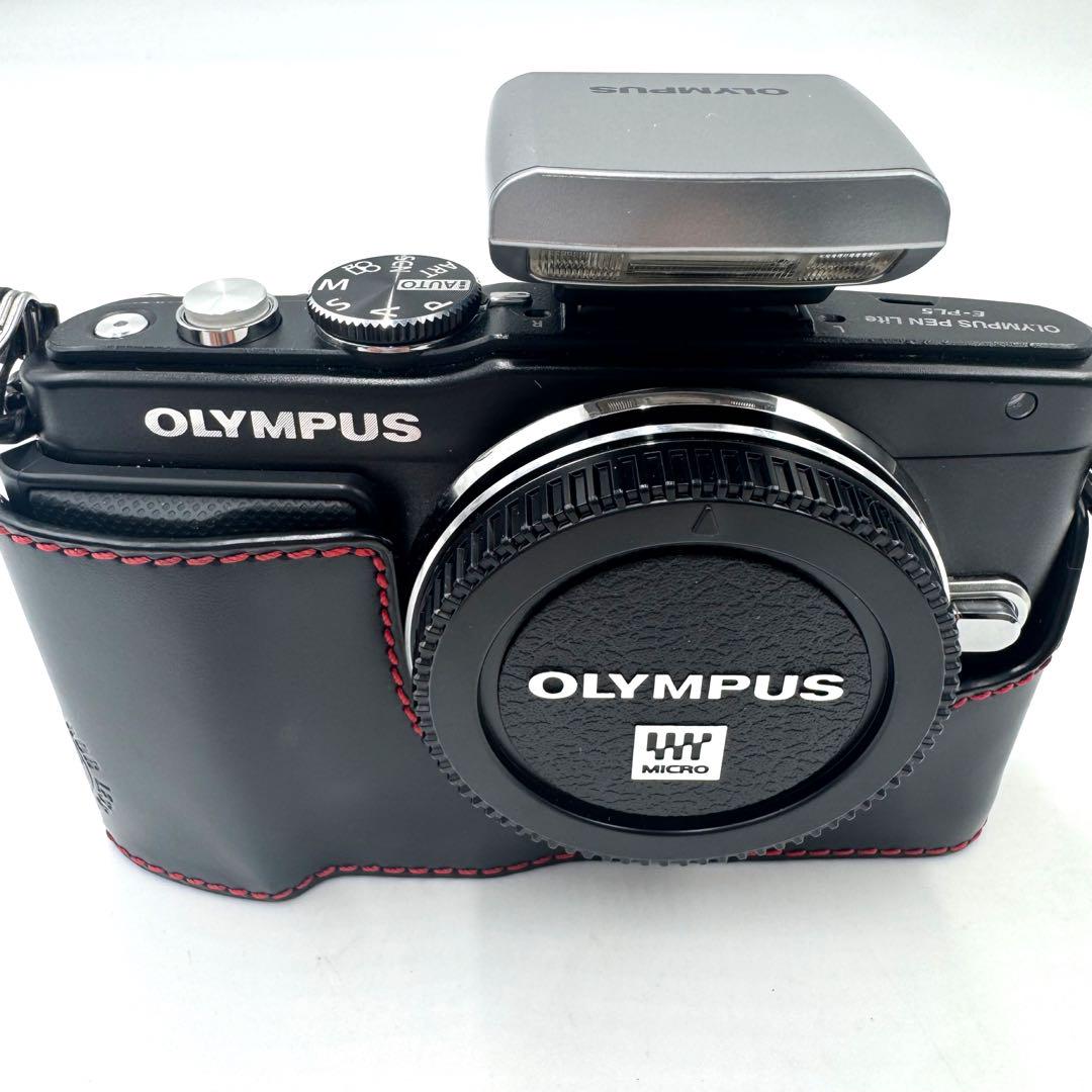 ✨極美品✨OLYMPUS PEN Lite E-PL5 レンズキット 黒 ケース