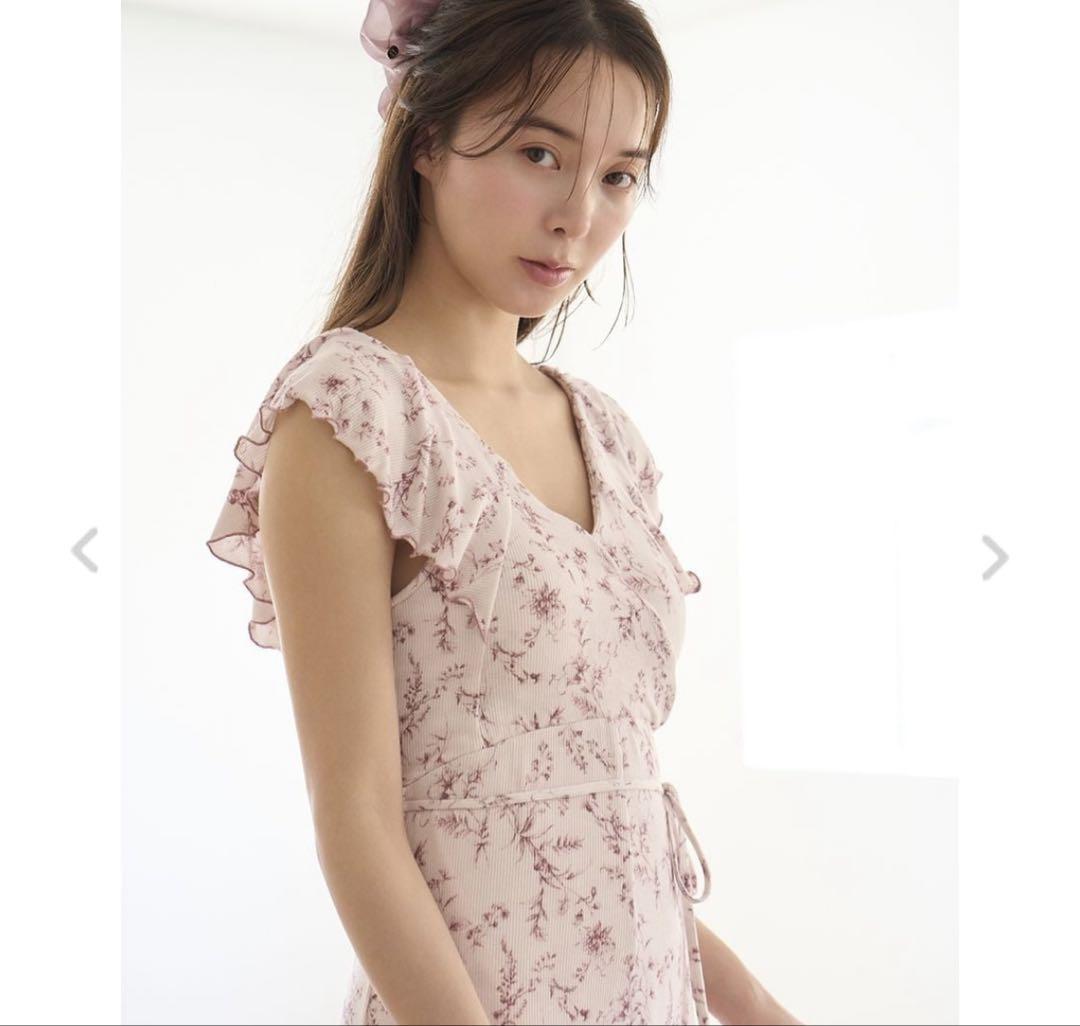 snidel home カットカシュクールワンピース IVR