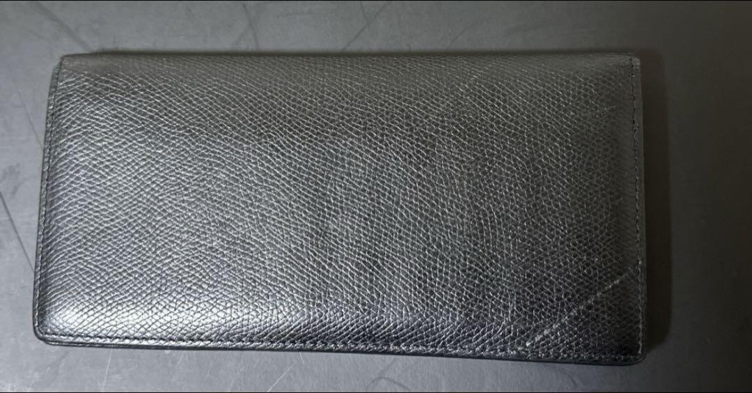 早い者勝ち】美品 カミーユフォルネ 長財布 旧ロゴ レザー 黒×赤