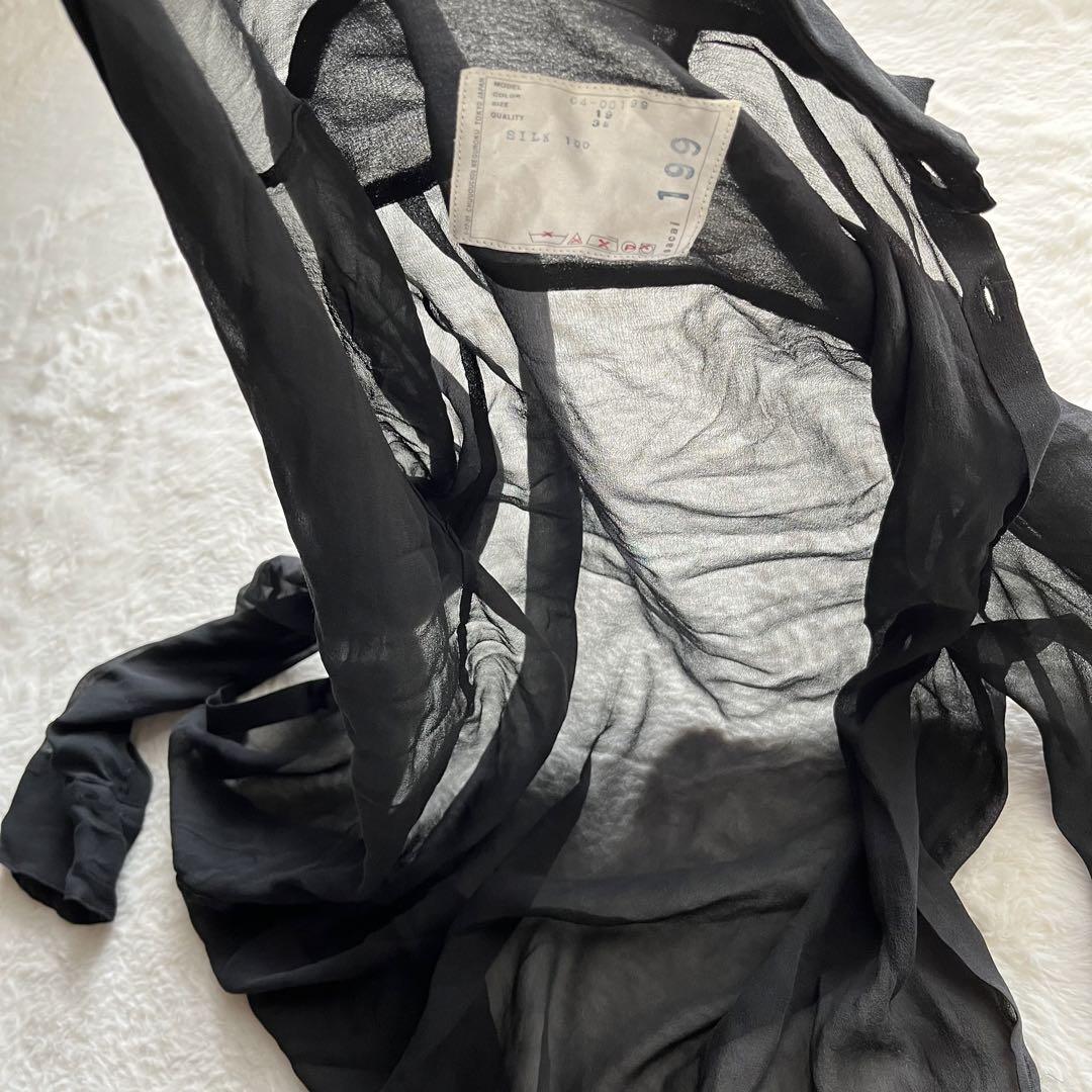 【美品】sacai  シースルー ブラウス シャツ 透け カットソー ブラック