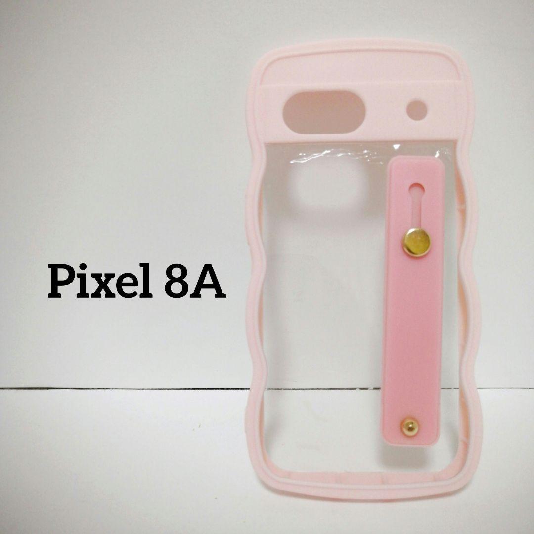 Pixel 8A スマホケース シリコン ピンク目立った傷や汚れなし