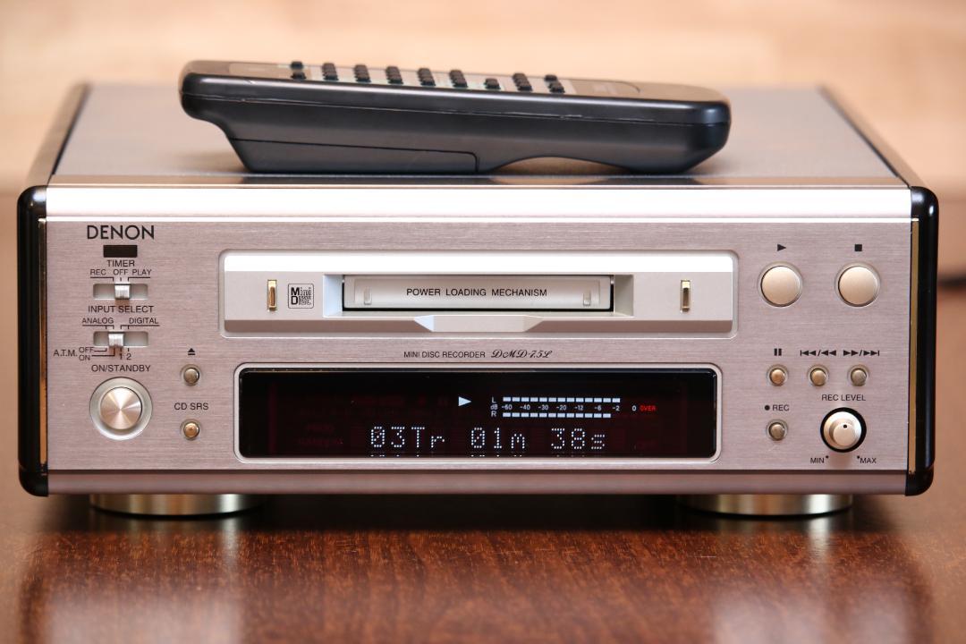 完動品】 DENON DMD-7.5 E MDプレイヤー 日本製