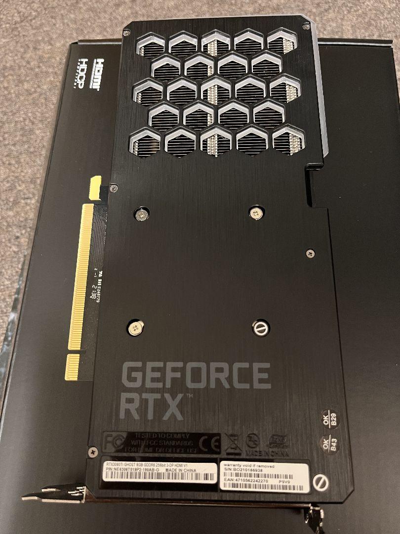美品 GAINWARD GeForce RTX 3060Ti GHOST 8G