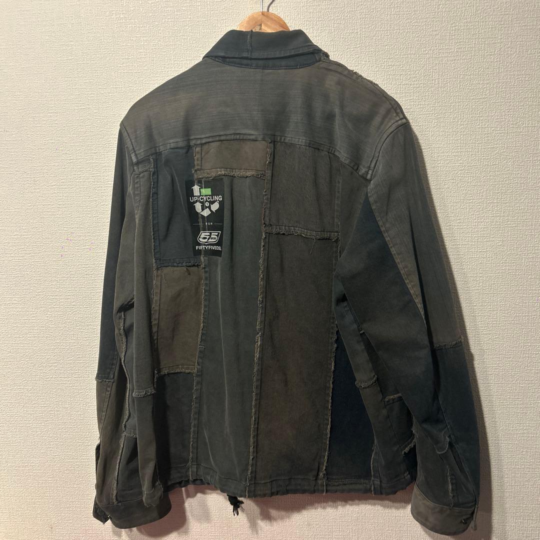 Diesel 55DSL デニム ジャケット パッチワーク Diesel 55DSL デニム ジャケット パッチワーク
