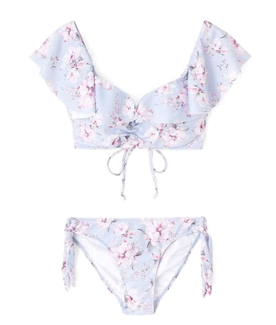 在庫あり/即出荷可】楽盛り水着 ワイヤービキニ2023年新作 水着