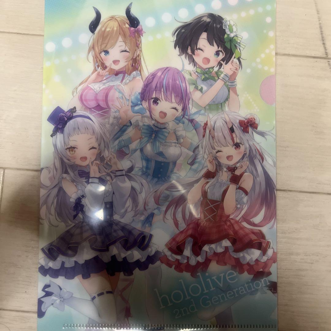 ホロライブ クリアファイル ホロライブ クリアファイル 5種フルセット - メルカリ