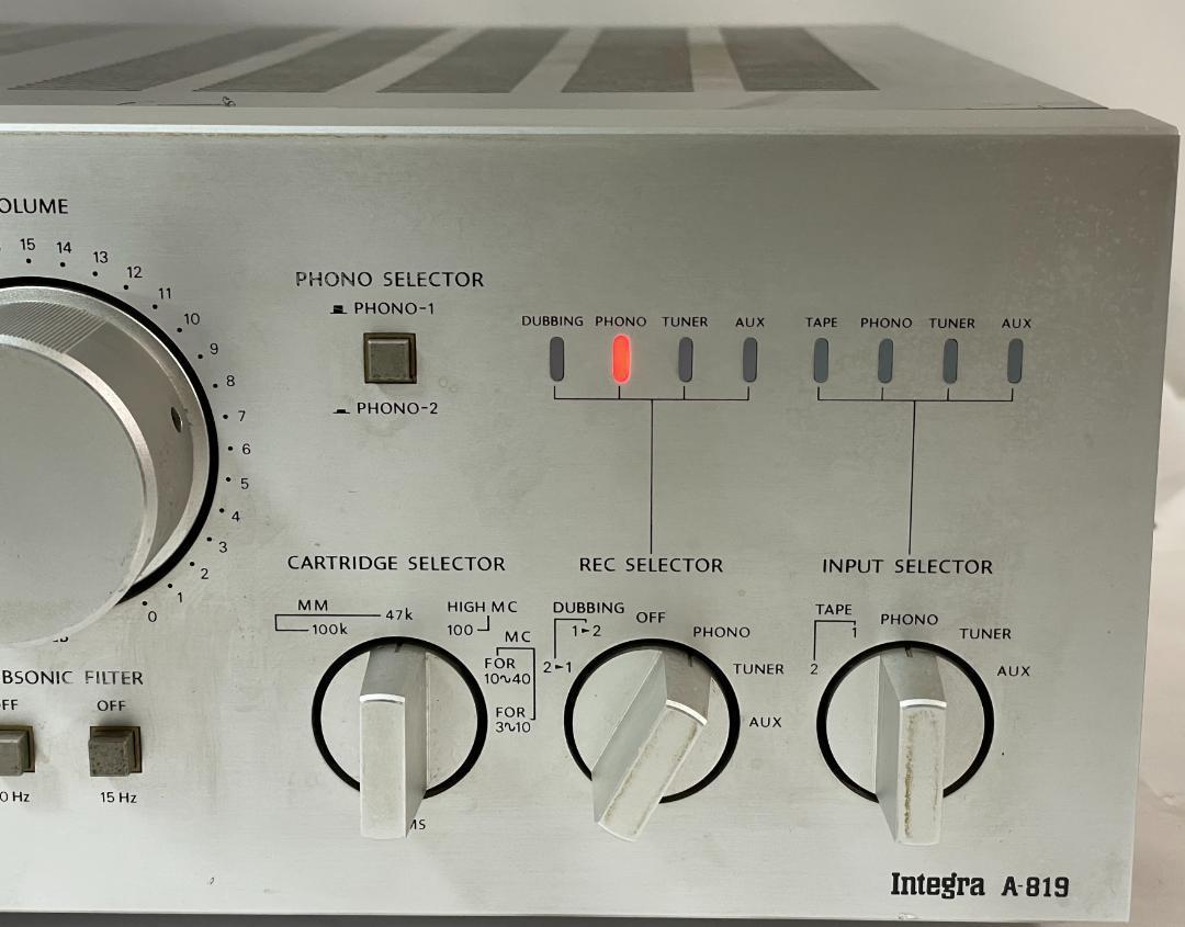 ONKYO プリメインアンプ Integra A-819