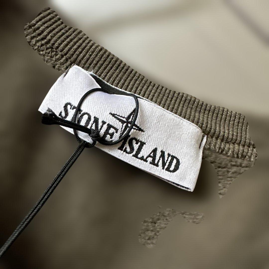 STONE ISLAND オリーブグリーン トレーナーLL STONE ISLAND KANDAIZUMI_COM