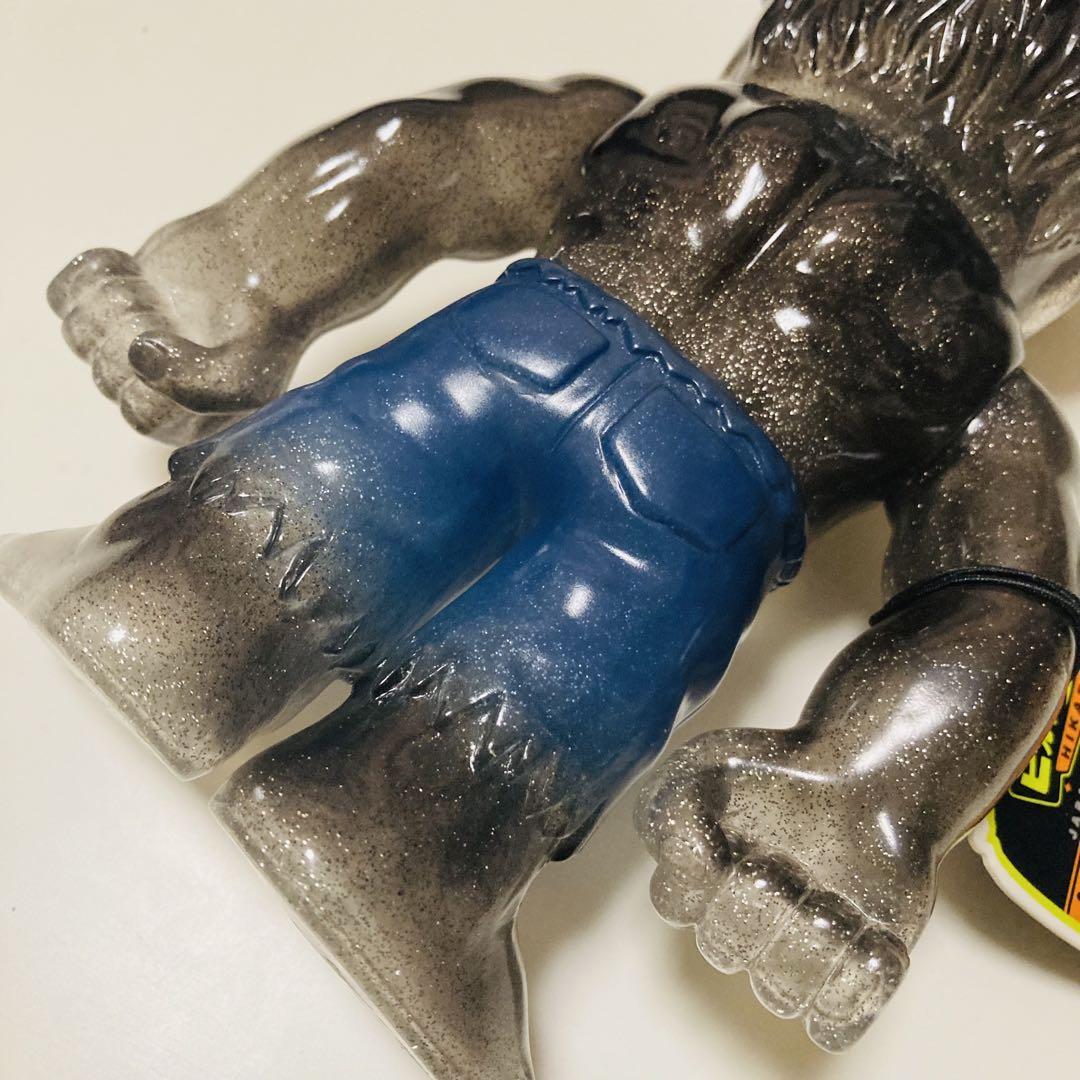 良質  美品✳️ヒカリマァク『マーベル ハルク ソフビ グレーカラー アメコミ