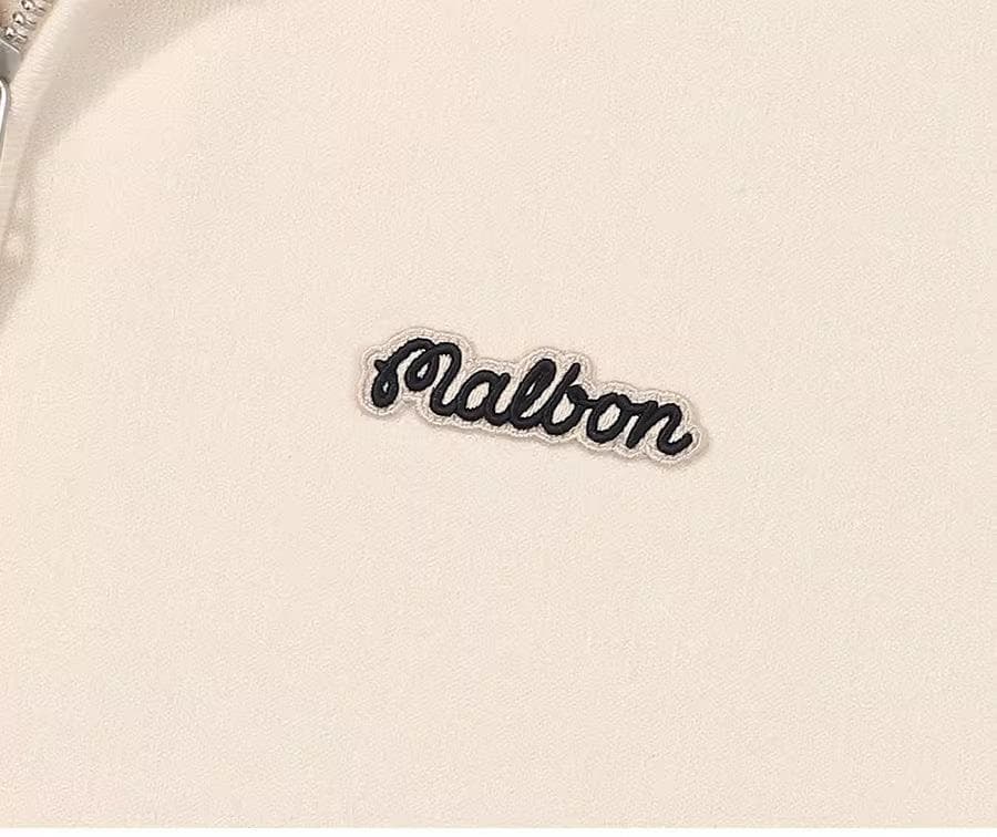 Malbon ジップアップニットカーディガン レディース 春秋向け 上質素材✨ Malbon ジップアップニットカーディガン レディース 春秋向け 上質素材✨
