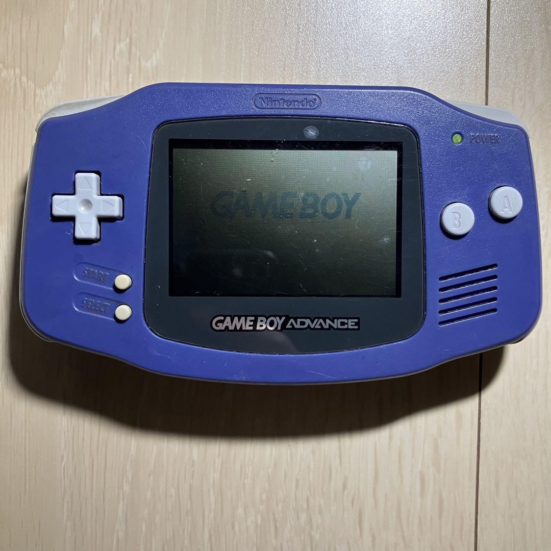動作確認済み ゲームボーイアドバンス バイオレット本体 箱