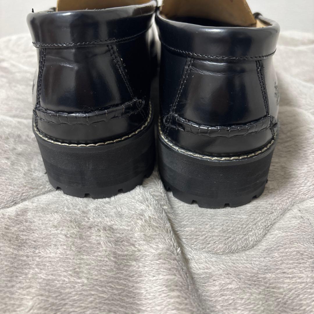 WOMENS TANK SOLE LOAFERS / BLACK WOMENS TANK SOLE LOAFERS / BLACK