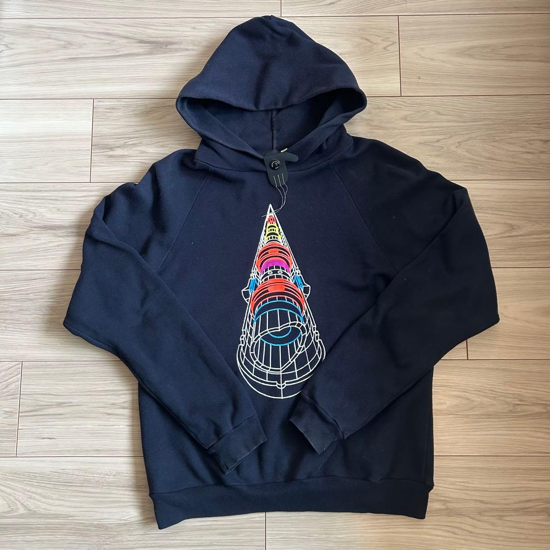 BERNHARD WILLHELM プリント フーディ スウェット パーカーSS bernhard willhelm