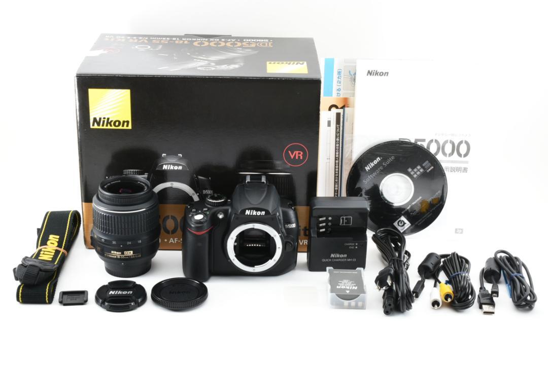 ■ ほぼ新 ■ ニコン　Nikon D5000 レンズキット ≪S数1460回≫