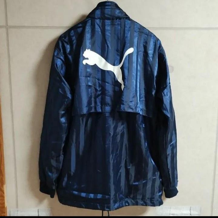 プーマ サッカーウィンドブレーカー ネイビーブルー XL