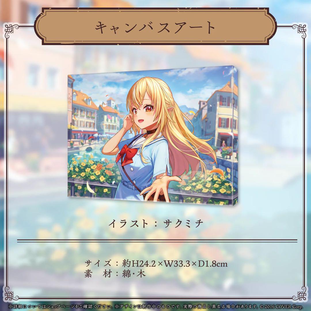 不知火フレア 誕生日記念2023 キャンバスアート サクミチ