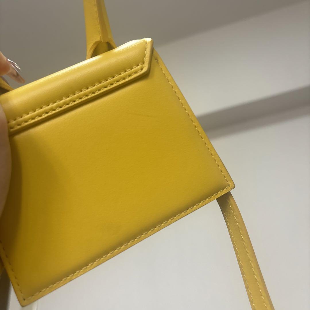 JACQUEMUS イエロー ショルダーバッグ mini - メルカリ