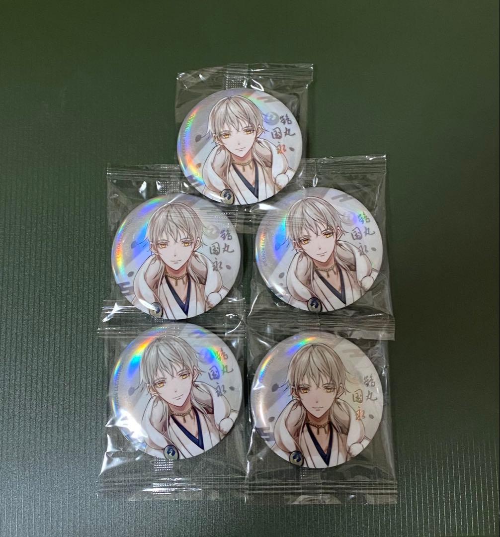 刀剣乱舞✴︎鶴丸国永✴︎星河動漫 オーロラ缶バッジ5点