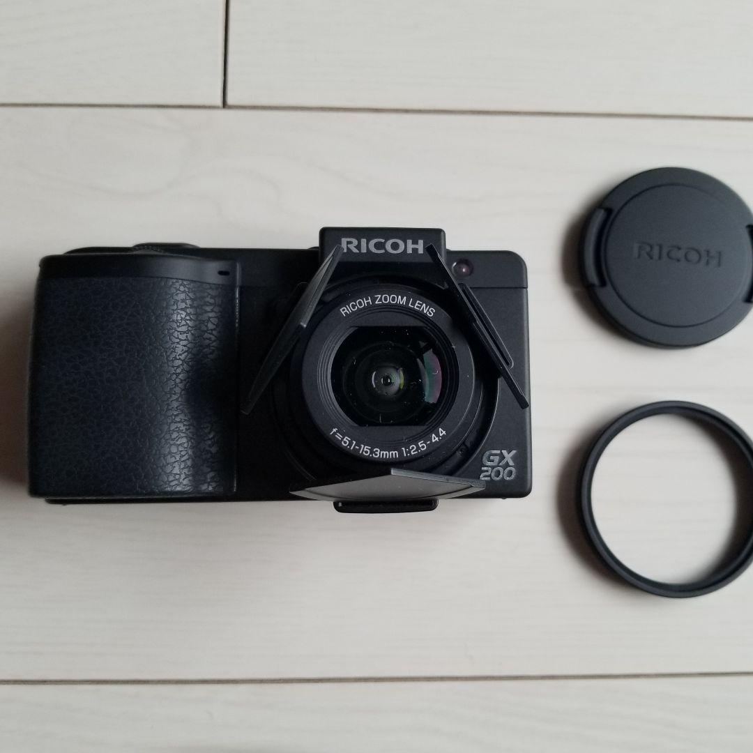 RICOH リコー GX GX200 自動開閉キャップ付 RICOH リコー GX200 自動開閉レンズキャップ付、説明書、箱付