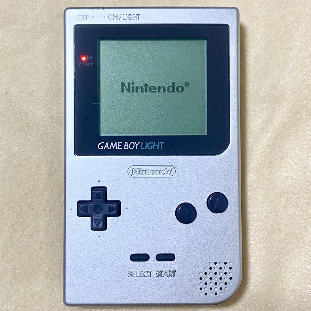 ゲームボーイライト GAME BOY LIGHT シルバー 本体 MGB-101