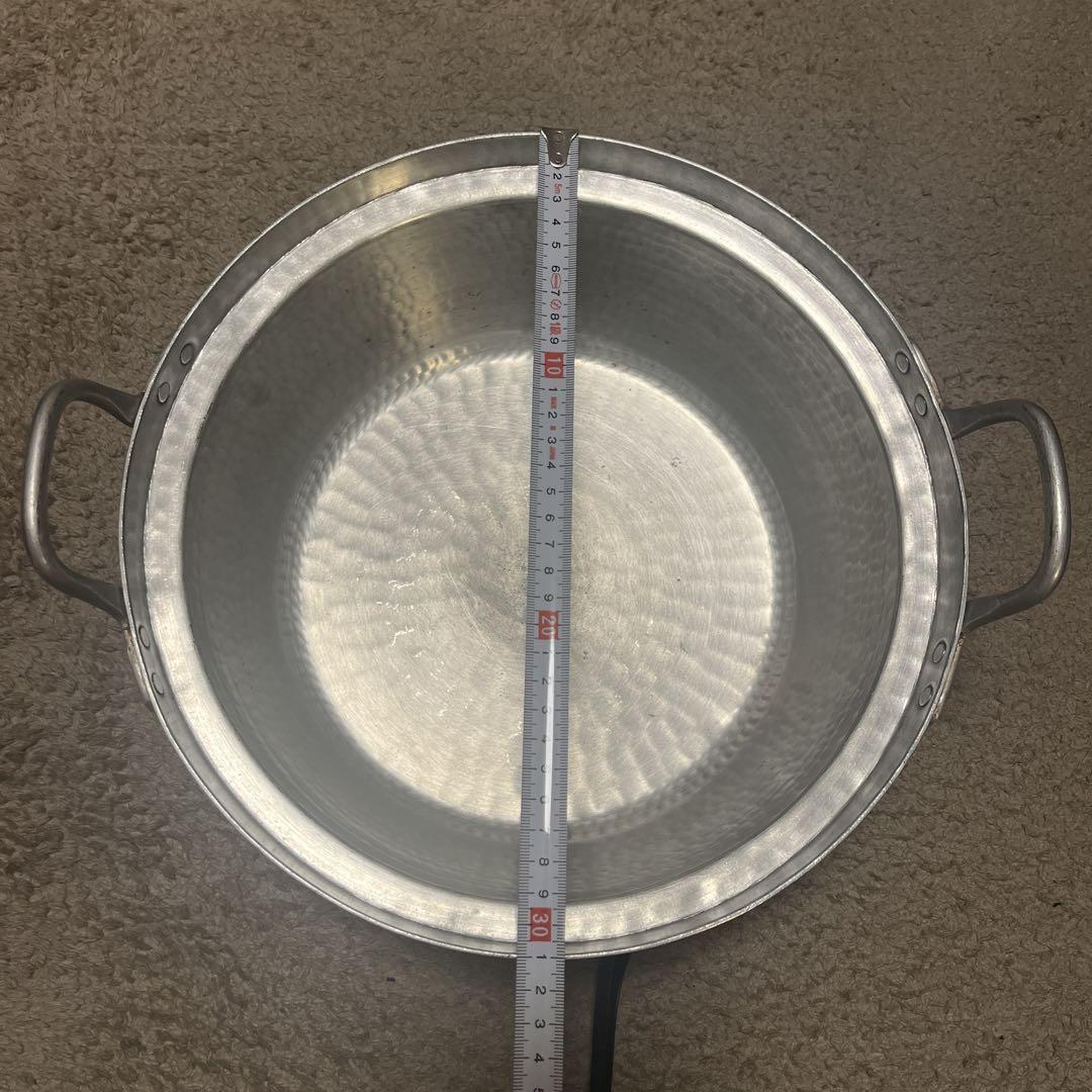 京都錦　有次アルミ段付鍋 28cm