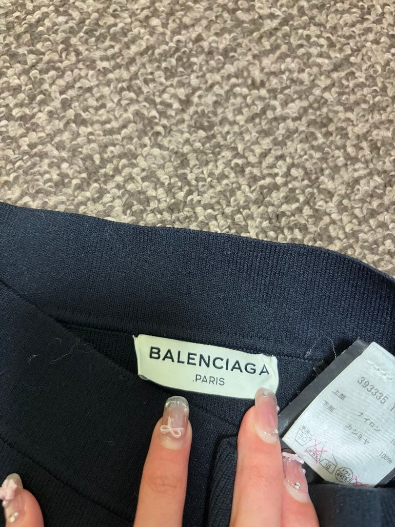 BALENCIAGA ブラック フレアスカート BALENCIAGA ブラック フレアスカート