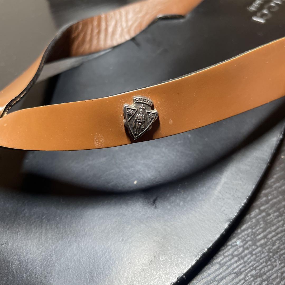 GUCCI ビーチサンダル レザー 即買いOK！早い者勝ち - メルカリ