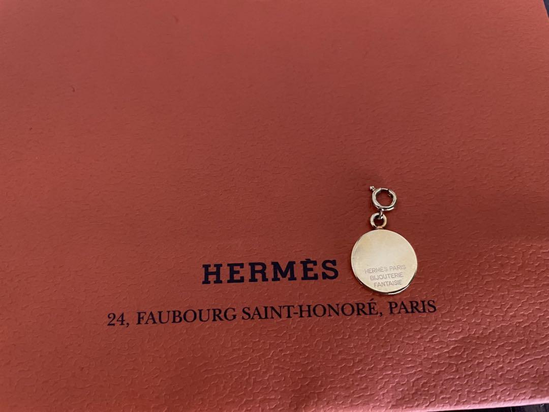 HERMES ミニセリエ ペンダントトップ　ゴールド