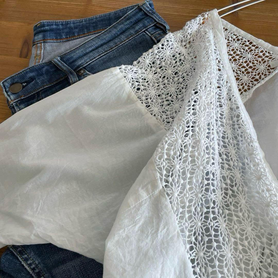 fanaka 手レース刺繍　ふんわり上品カーディガン