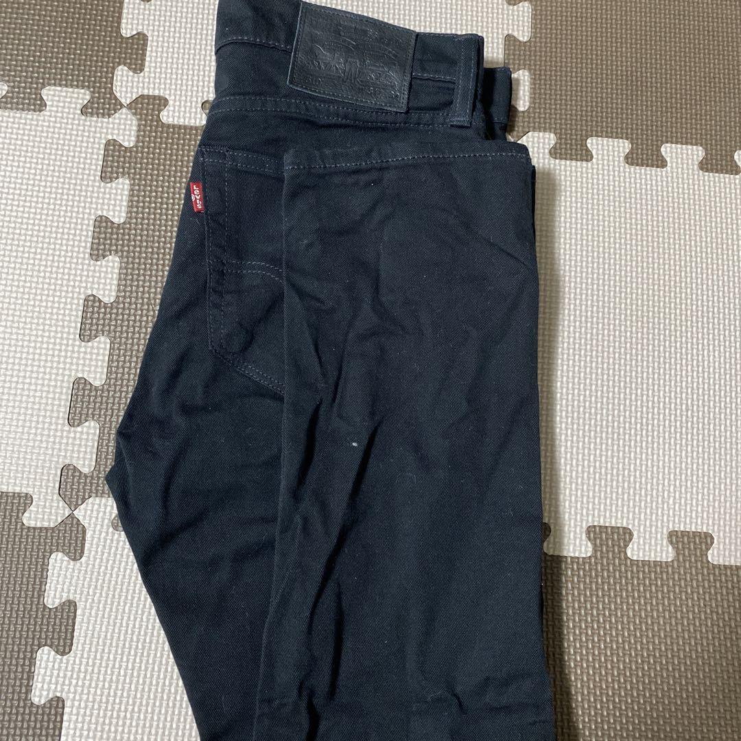 Levi\'s 510 mサイズ相当　ブラックデニム