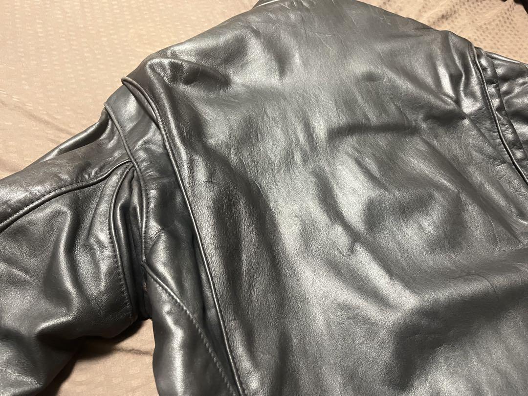 Schott 641　シングルライダースジャケットsize38