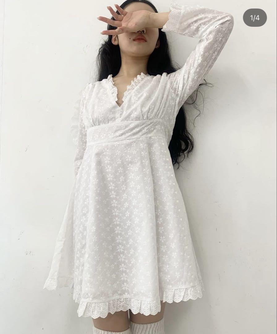 Kitty Original cotton dress 堀江 フリルワンピース 9,000円