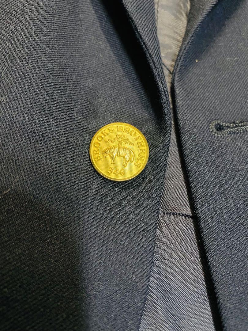 ◾️大きいサイズ◾️ブルックスブラザーズ　金ボタン　ジャケット　濃いネイビー