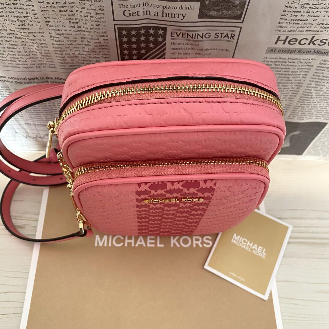 新品 マイケルコース ショルダーバッグ ピンク バッグ