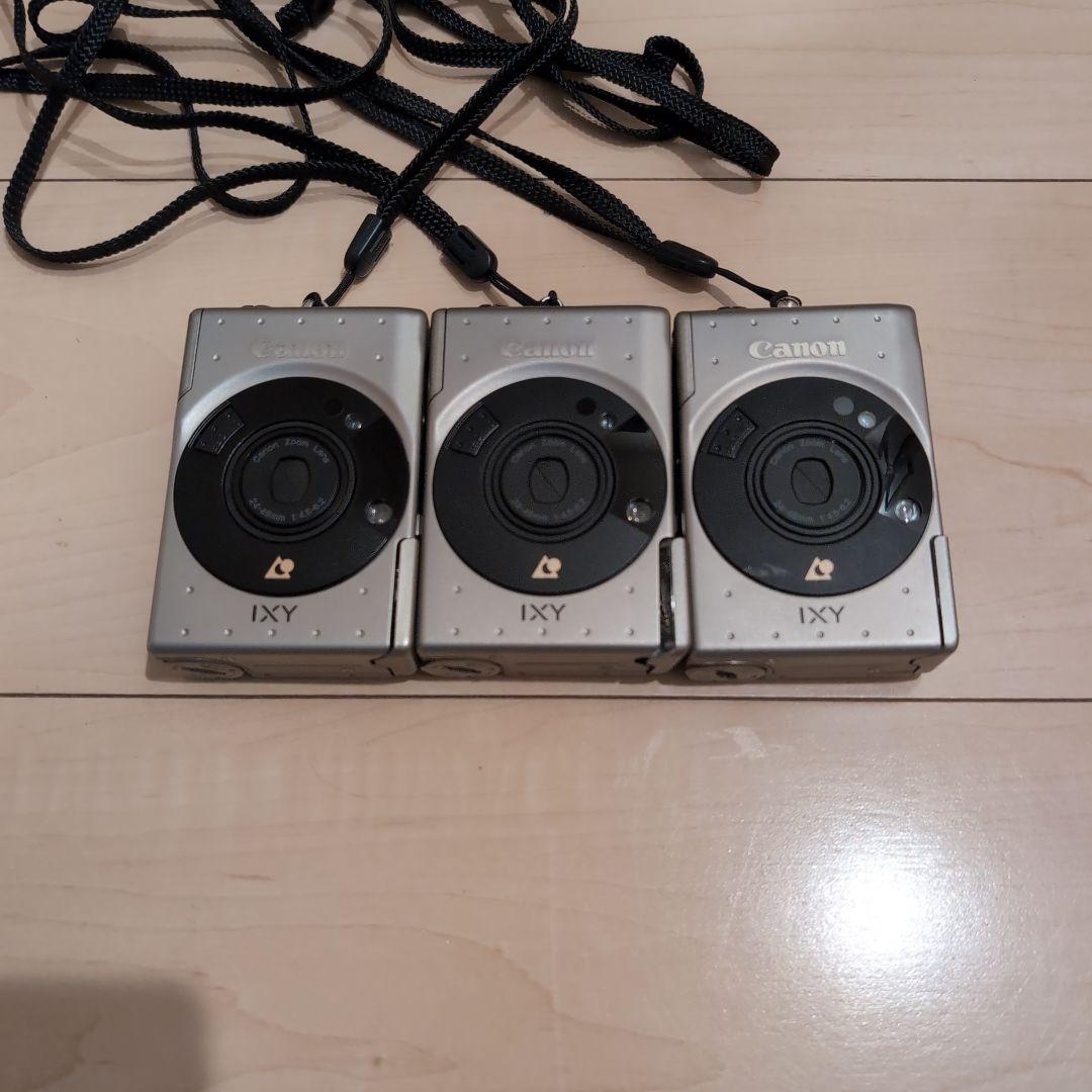 ジャンク 3台セット Canon IXY APSフィルムカメラ 動作未目立った傷や汚れなし