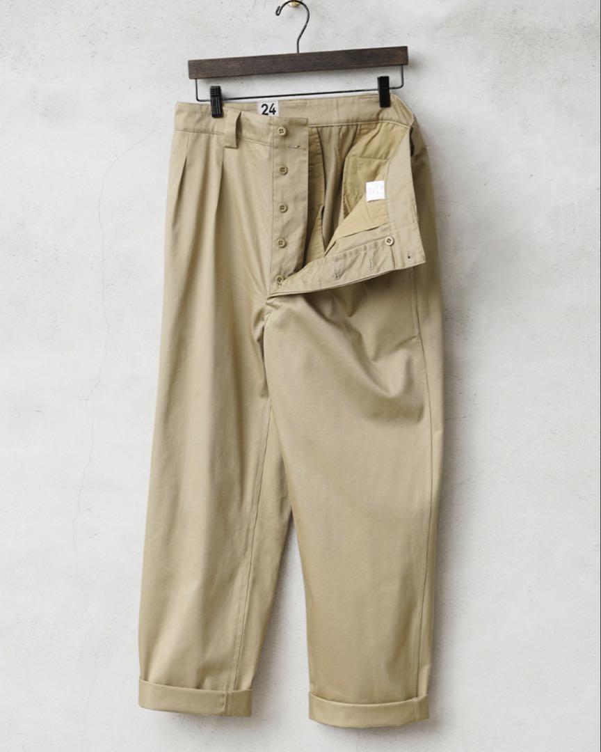 2XLフランス軍1950～60年M-52ヴィンテージツータックチノWAIPER