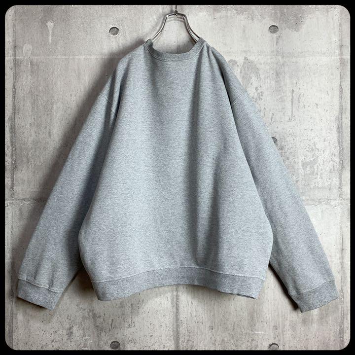 最安値低価 ナイキUSA製カレッジビッグサイズスウェット灰グレートレーナー裏起毛NIKE 03PM9-m14769893304 正規品特価
