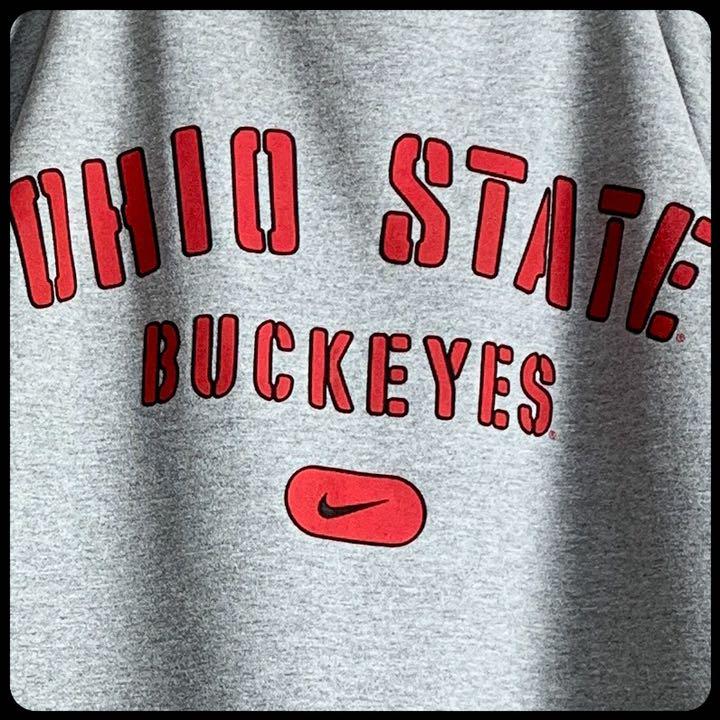 最安値低価 ナイキUSA製カレッジビッグサイズスウェット灰グレートレーナー裏起毛NIKE 03PM9-m14769893304 正規品特価