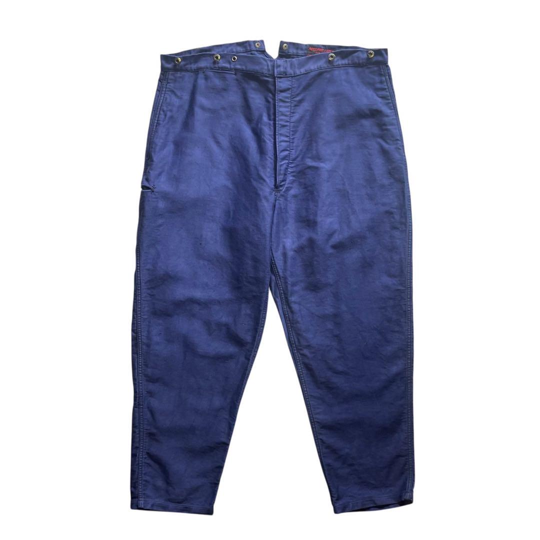 40s 50s ヴィンテージ フレンチ モールスキンパンツ ワークパンツ 2XL