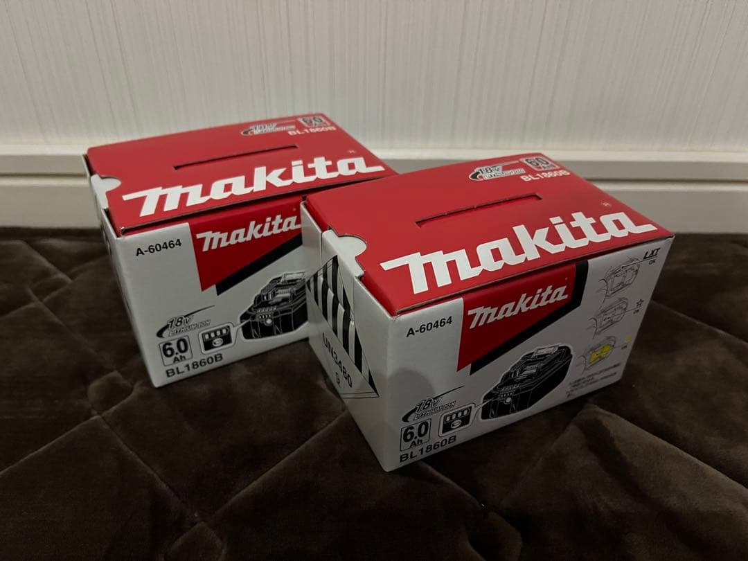 マキタ 18v6.0Ah BL1860B 2個セットMakita