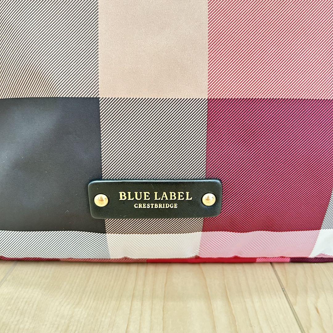 BLUE LABEL CRESTBRIDGE チェック柄トートバッグ