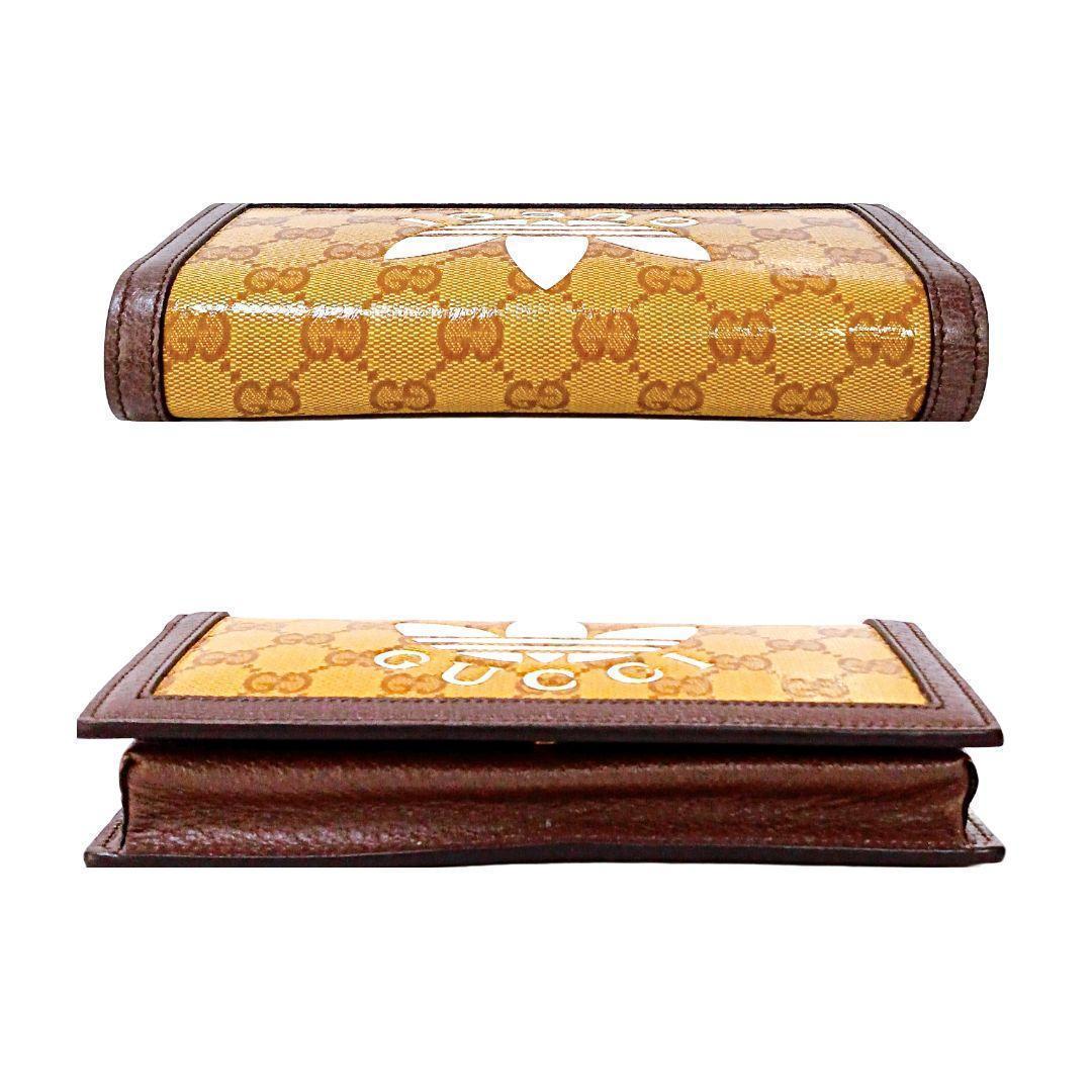 グッチ アディダス チェーン ショルダー ウォレット バッグ グリーン ブラウン グッチ アディダス チェーン ショルダー ウォレット バッグ グリーン ブラウン