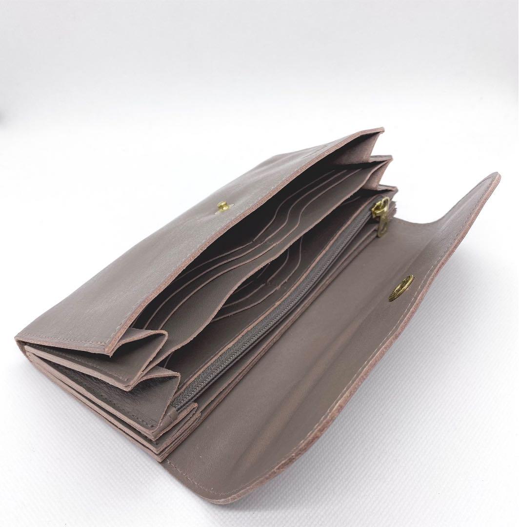 正規品 新品未使用 トルトラ グレーベージュ kCTfZ-m14778923984 イルビゾンテ 三つ折り長財布 送料無料低価
